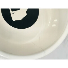 Petco Set of 2 Cat Walk Black White Bowl Dish Ceramic 5" & Storage Box Cats 912