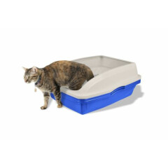 Van Ness 19''x15.13'' Sifting Creen Cats Framed Pans Litter Boxes Blue/Gray 1Pck