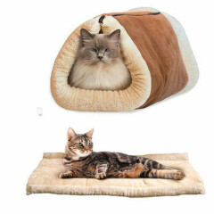 Kennel Soft Mat Pad Nest Warm Pets Bed Tent Cushion Dogs House Cats Sleeping Bag
