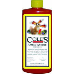 Cole's Flaming Squirrel Seed Sauce FS08 Bird Seed, Cajun Flavor, 8 oz