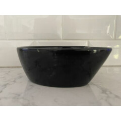 Hausen Ware Cat Kitty Face Black Ceramic Bowl