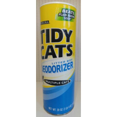 2x Purina Tidy Cats Litter Box Deodorizer For Multiple Cats 20 oz each RARE New