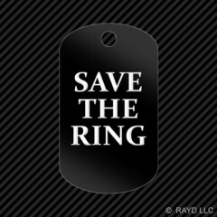 STR Save The Ring Keychain GI dog tag engraved many colors Nurburgring #2