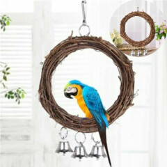 Swing cage toy parrot for parakeet cockatiel cockatoo Pet bird chew bit