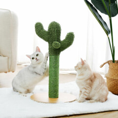 Cat Tree Sisal Cactus Pet Toy Flower Ball Scratching Climbing Activity Post