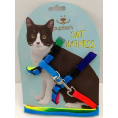 PUPTECK Cat Harness and Leash Colorful, Adjustable
