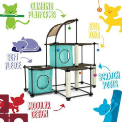 Cat Tree Condo Tower With Free Shipping Cats Toys Furniture cat scratching post
