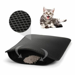 Pet Cat Litter Mat Waterproof Double Layer rapping Pet Litter Box Mat Clean Pad
