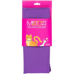 MESSY MUTTS - CAT SILICONE LITTER MAT - PURPLE