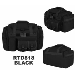 Heavy Duty 18" Multi Pocket Tactical MOLLE Sports Duffel Bag Water Resistant 