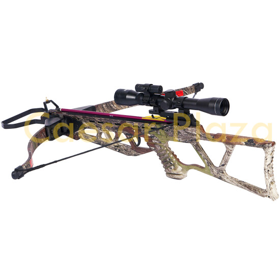180 lb Black / Camouflage Camo Hunting Crossbow Bow +4x20 Scope +7 Arrows 150 80 image {20}