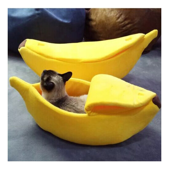 Cama para Mascotas Banana, Comodidad Garantizada para tu Mascota image {4}