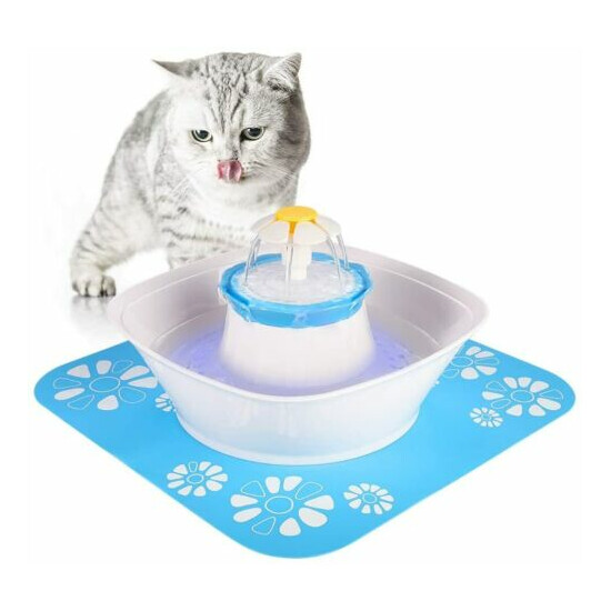 Pet Water Fountain Electric Water Dispenser For Cat Dog Automatic Pet Water Bowl image {1}