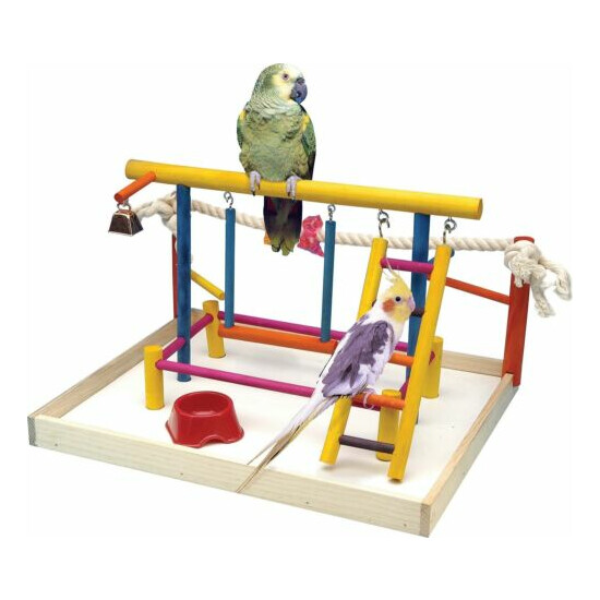 bird play gym stand Size Large image {1}