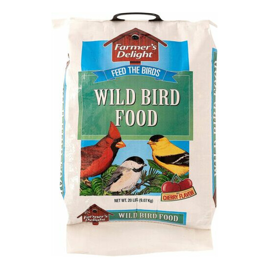 Wagner's 53003 Farmer's Delight Wild Bird Food with Cherry Flavor, 20-Pound Bag image {1}