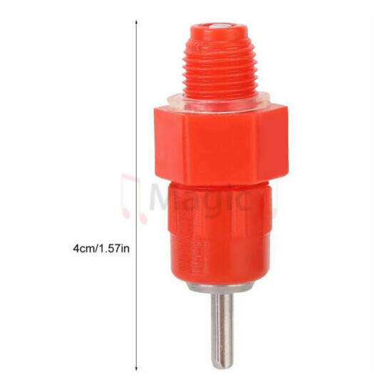 12pcs Automatic Poultry Waterer 360 Degree Chicken Nipples Waterer with 3/4" tee image {4}