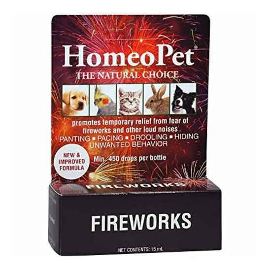 HomeoPet Fireworks - formerly Anxiety TFLN (Thunderstorms, Fireworks, Loud image {1}