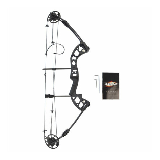 Compound Bow Carbon Arrows Set 30-55lbs Adjustable Archery Bow Shooting Hunting Thumb {16}