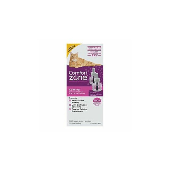 Comfort Zone Calming Refill For Cat, 1.62 Fl. Oz., Pack Of 2 image {1}