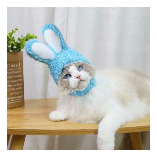 Funny New Warm Rabbit Hat Christmas Cosplay Accessories Pet Dog Cat Cap Costume image {6}