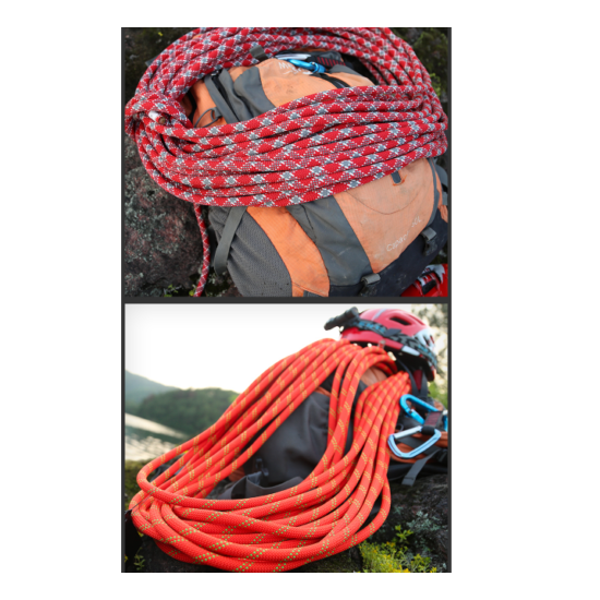 10m Static rope climbing rope rappelling rope outdoor climbing rope rescue rope image {8}
