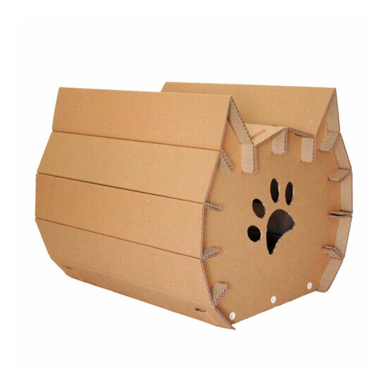 Meow Cardboard Cat House image {2}