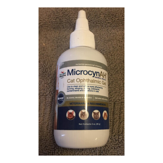 MicrocynAH Cat Ophthalmologist Gel 3 fl. Oz Exp. 10/23 NEW image {1}