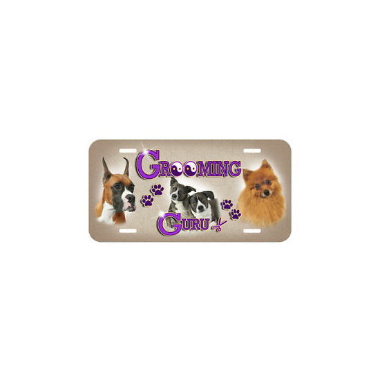 Pet Portraits From Your Photos Auto License Plate Personalize Any Name-Text  image {1}
