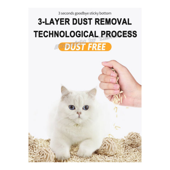 Flushable Tofu Cat Litter Ultra Clumping Multiple Flavor Litter Filter Included  image {8}