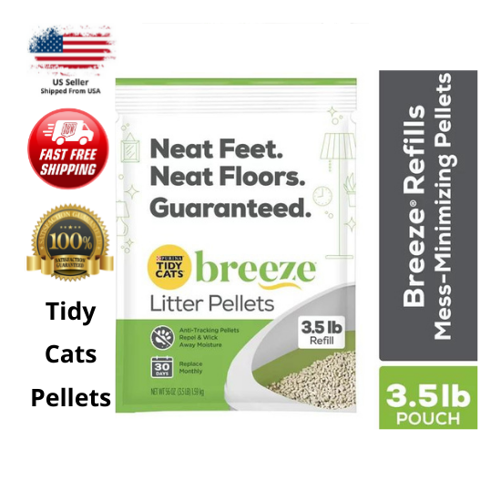Purina Tidy Cats Breeze Cat Litter Pellets Refill W/ Oder Control System Pack image {1}