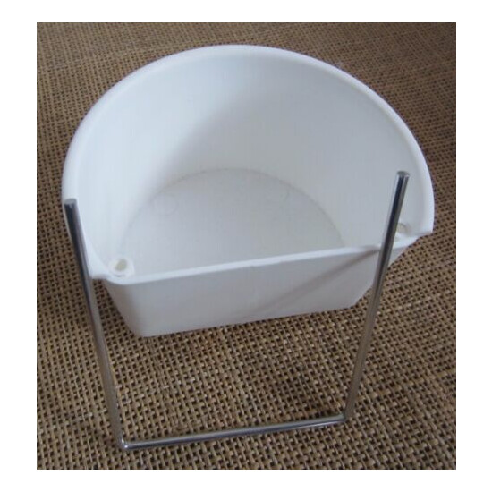 2 hook drinkers /feeder large x 12, for finches, budgies, canaries, etc. image {2}