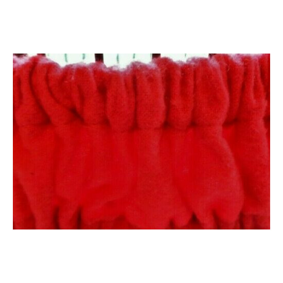 EXTRA LARGE Bird CAGE Seed Catcher Skirt "JUST PLAIN RED" image {4}