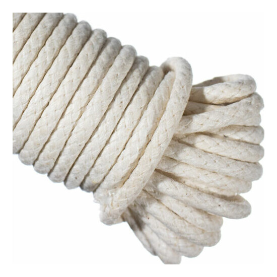 GOLBERG Cotton Braided Utility Cord - 48 Ft Hank 7/64 or 9/64 Inch - Plumb Line image {4}