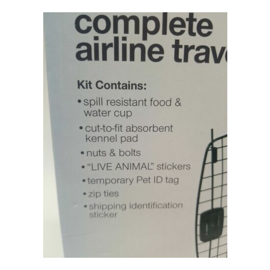 Petmate Complete Airplane Travel Kit Keep Pets Dogs Cats Safe  image {2}