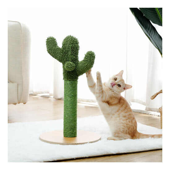 PAWZ Road Cactus Cat Tree Scratching Post with Natural Sisal Ropes Cat Scratcher image {4}