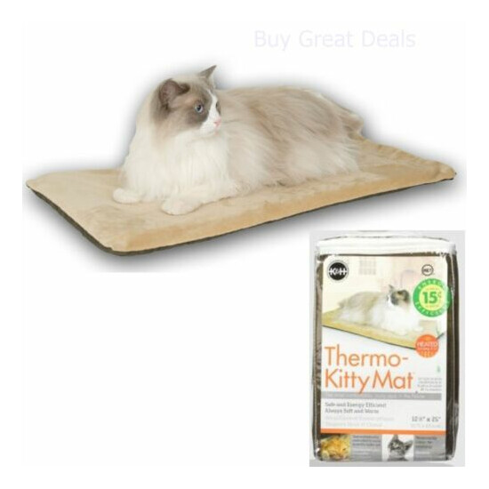 Best Dog Cat Pet Bed Pad Soft Mat Floor Electric Heater Warmer Indoor Outdoor image {4}