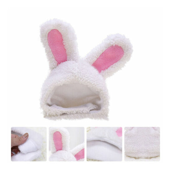 1pc Lovely Stand Ear Pet Cap Decorative Bunny Ear Pet Hat for Dog Cat Puppy Pet image {1}