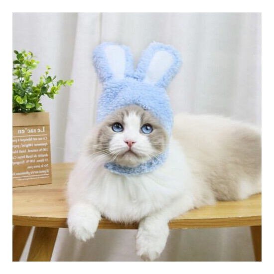 Cat Bunny Rabbit Ears Caps Hat Pet Cosplay Costumes Party For Cat Small Dog* image {4}