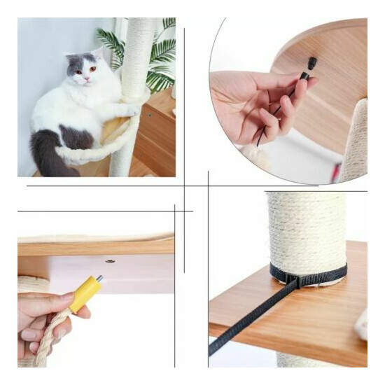 Made4Pets 65.6 Inches Modern Cat Tree 6 Levels Cat Tower with Sturdy Scratching image {4}