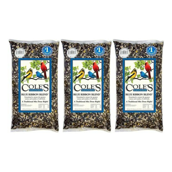 Cole's BR10 Blue Ribbon Blend Bird Seed, 10-Pounds, 3 Pack image {1}