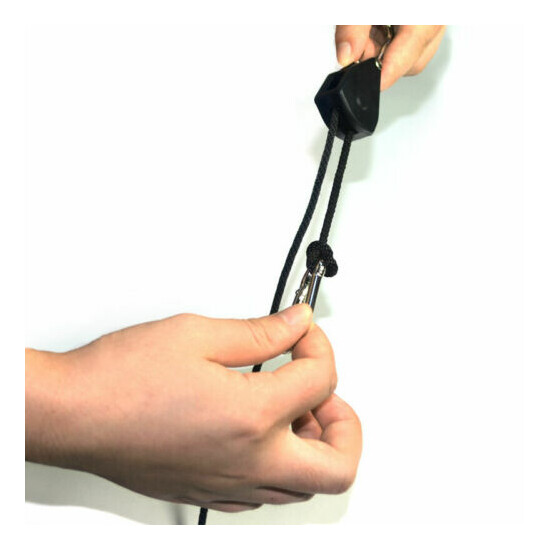 Pair of 1/8" Adjustable Grow Light Rope Hanger for Grow Light Fixtures & Garden Thumb {4}