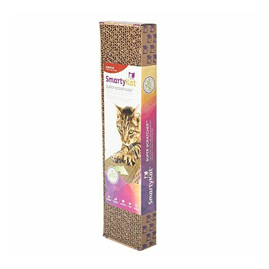 SmartyKat Super Scratcher Cat Scratcher Corrugated Cardboard Scratch Pads Cat... image {1}