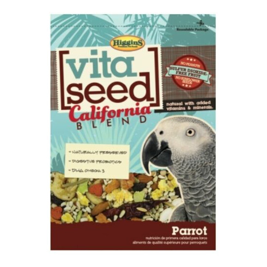 Higgins Vita Seed California Blend Parrot 25lb deal african grey  image {1}