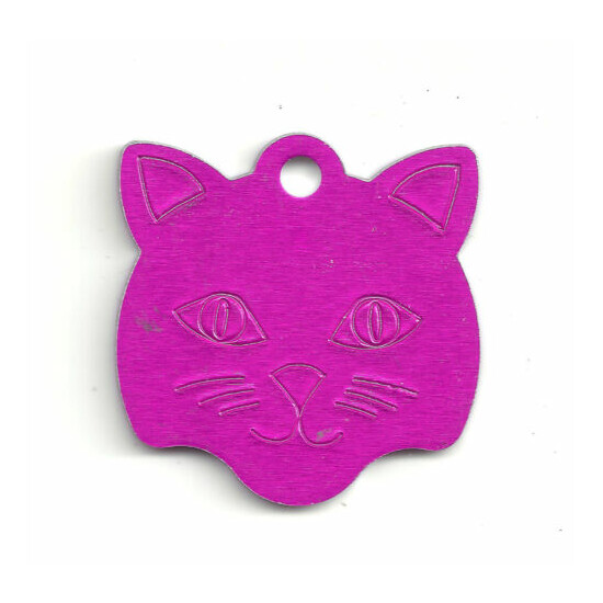 Small Kitten Face Kitty Cat Pet ID Tag FREE SHIPPING USA image {7}