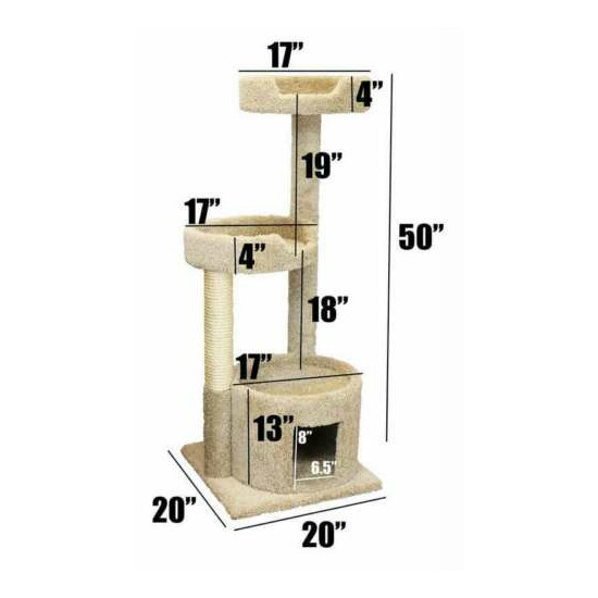 PREMIER SOLID WOOD CAT HOUSE - FREE SHIPPING IN THE UNITED STATES image {2}