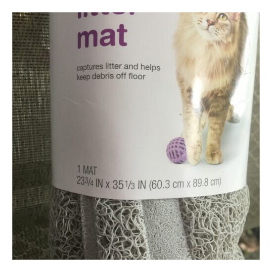 Up & Up Drizzled Cat Litter Mat - L - Gray image {3}