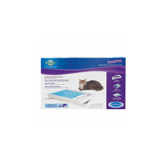 PetSafe ScoopFree Disposable Crystal Litter Refill Tray Single Tray PAC00-14229 image {1}