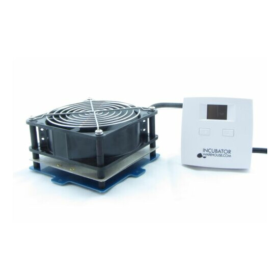 IncuKit™ XL for Mid-Size & Cabinet Incubators | All-In-One Thermostat Heater Fan image {2}