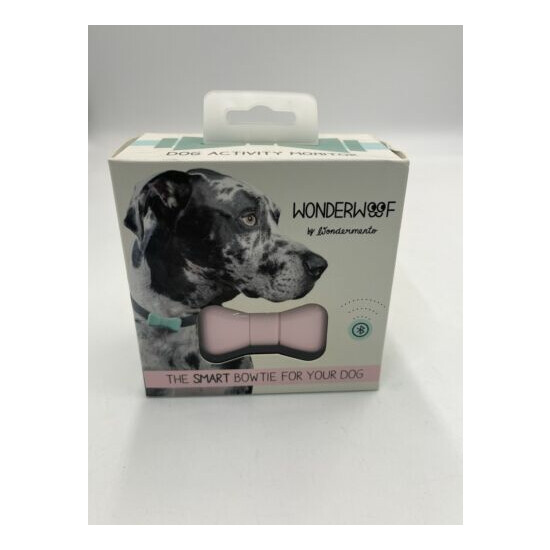 Wondermento WonderWoof The Smart Bowtie For Your Dog Activity Monitor Pink New image {1}