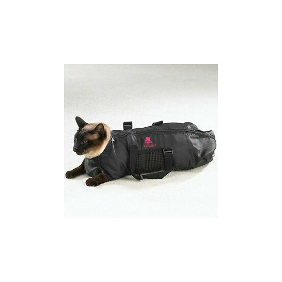 Heavy Duty Mesh Cat Grooming Bathing Restraint Bag 3 Sizes & Vet Sets image {1}
